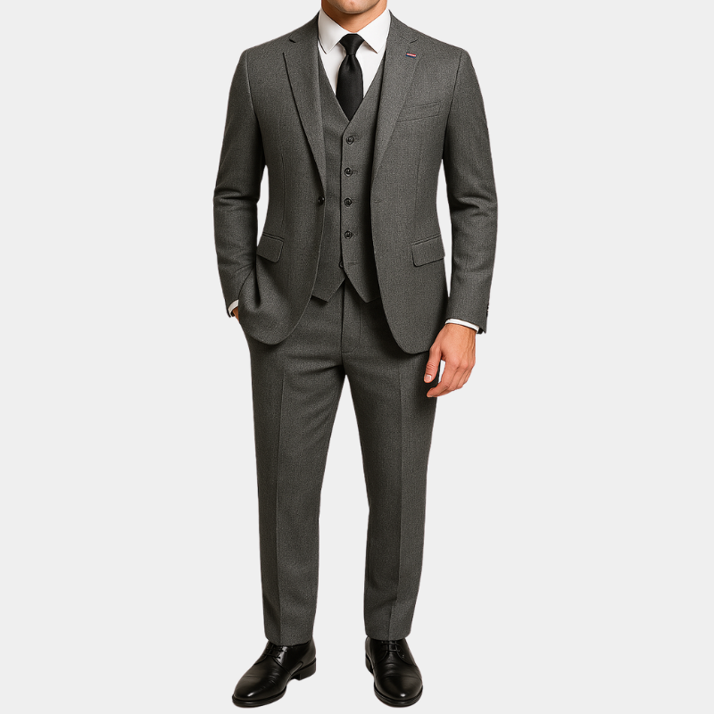 COSTUME TROIS PIÈCES GRIS SHELBY