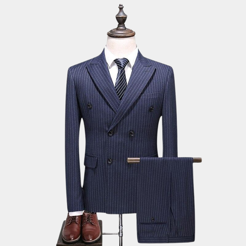 COSTUME TROIS PIÈCES BLEU GENTLEMAN