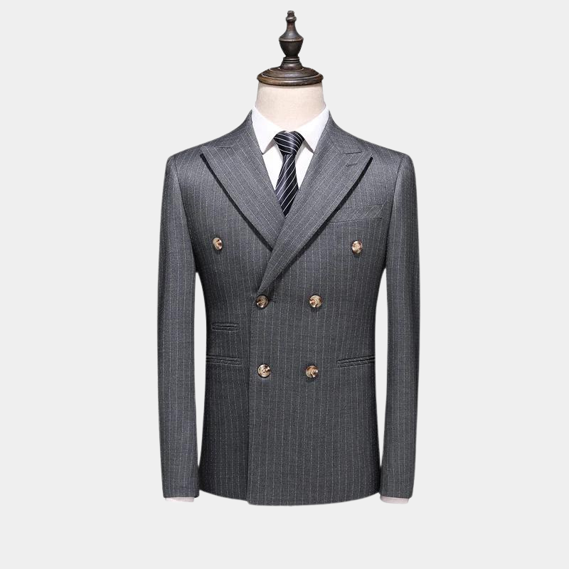 COSTUME TROIS PIÈCES GRIS GATSBY