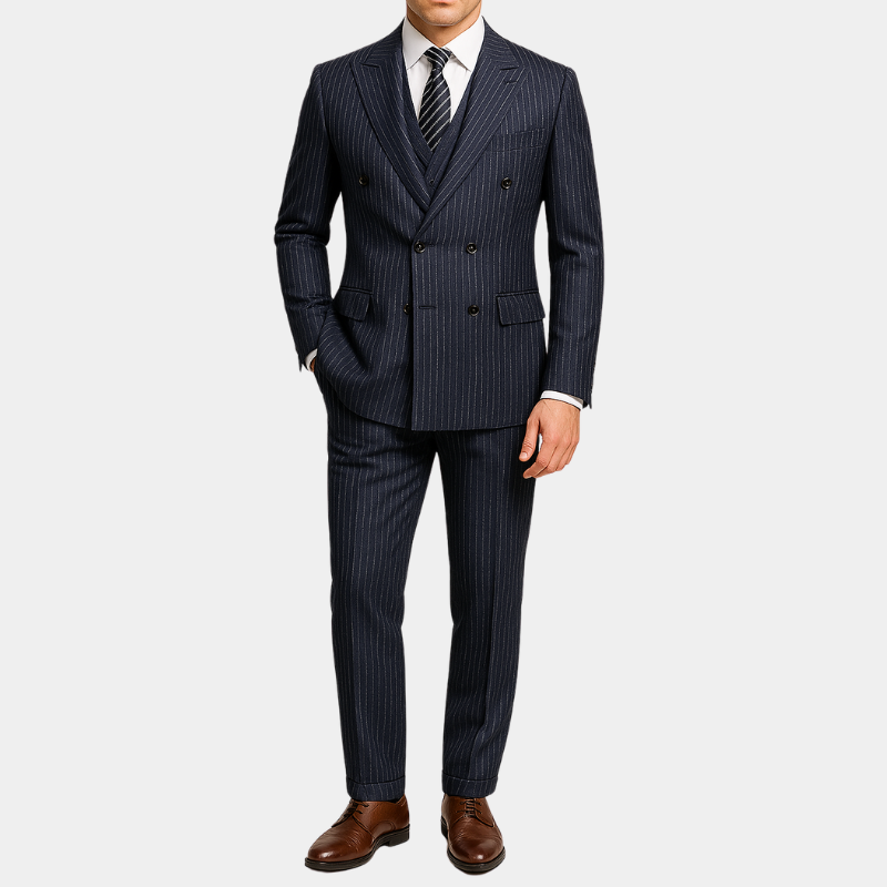 COSTUME TROIS PIÈCES BLEU GENTLEMAN